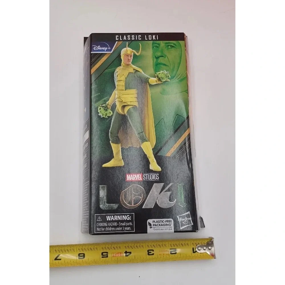 Loki Marvel Legends Classic Loki. In box. I don't think‎ it's ever been opened.